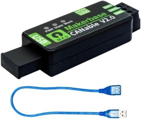 CANable V2.0 S PRO USB to CAN Adapter Analyzer CANFD slcan SocketCAN Candlelight klippe with Cable(CANable V2.0 Pro) in Kuwait