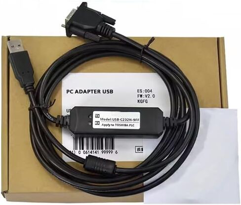 USB-C232N-9FF لـ TC200PLC COMMINIAN CABLE برمجة كبل تنزيل كبل تصميم رقاقة مزدوج التصميم الصناعي 3 أمتار in Kuwait