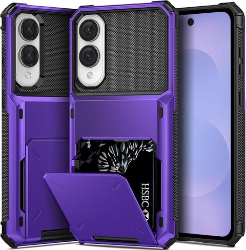 Topaux for Samsung S25 Wallet Case Galaxy S24 حامل بطاقة CASE CAST in Kuwait