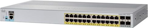 Cisco WS-C2960L-24PS-LL CATALYST 2960L 24-PORT 10/100/1000 Ethernet POE+ 4X1G SFP Switch (متجددة) in Kuwait