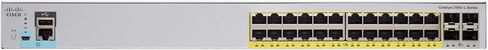 Cisco WS-C2960L-24PS-LL CATALYST 2960L 24-PORT 10/100/1000 Ethernet POE+ 4X1G SFP Switch (متجددة) in Kuwait