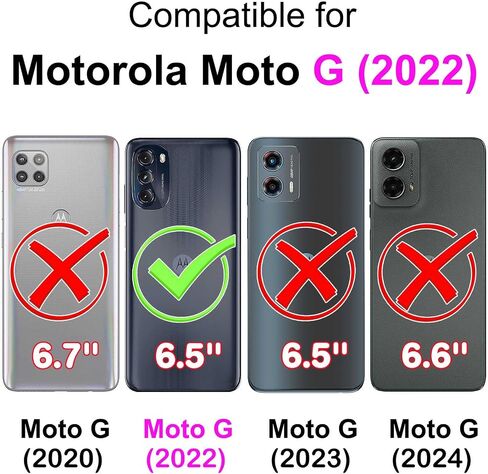 بالنسبة إلى Motorola Moto G 5G 2022 CASE Wallet ، غطاء Flip Folio مع ميزة حامل للنساء ، و PU Leather Phone Case Fit for Motorola Moto G 5G 2022 [Blue-butterfly] in Saudi Arabia