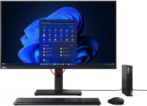 Lenovo ThinkCentre M70Q Gen 5 12td001mus كمبيوتر سطح المكتب - Intel Core I3 14th Gen I3-14100t - 16 GB - 256 GB SSD - Tiny - Black in Kuwait