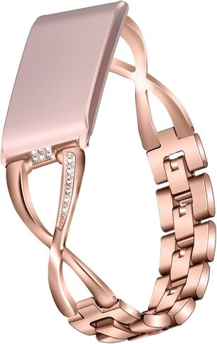 شريط استبدال متوافق مع Whoop 5.0 Life Mg/ 5.0 Peak/ 5.0 One/ Whoop 4.0 ، عصابات Dary Bling Crystal Diamonds ، حزام نطاق المعادن من الفولاذ المقاوم للصدأ للنساء ، تعديل الطول الخالي من الأدوات in Kuwait