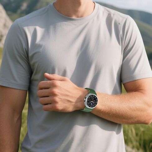 12 حزمة الفرقة متوافقة مع Samsung Galaxy Watch Ultra 47mm/8 7 Fe 6 5 4 44mm 40mm/8 6 4 Classic 46mm 47mm 43mm 42mm/5 Pro 45mm/Active 2 Band for Men Women in Kuwait