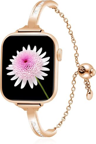 Flower Apple Watch Band متوافق مع Apple Watch Band 42mm (Serise 3)/44mm/45mm/46mm/49mm Series 10 9 8 7 SE 6/5/4 in Saudi Arabia