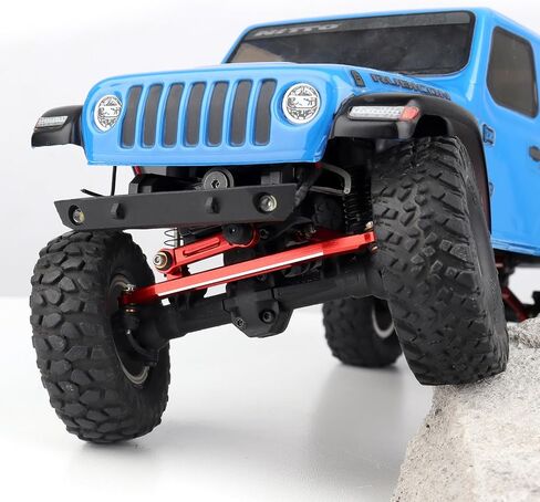 مجموعة وصلات التخليص العالية من Hobbypark ترقيات ربط قضيب التوجيه لسيارة SCX24 المحورية Gladiator AXI00005 ترقيات 1/24 RC الزاحف (أسود) in Saudi Arabia