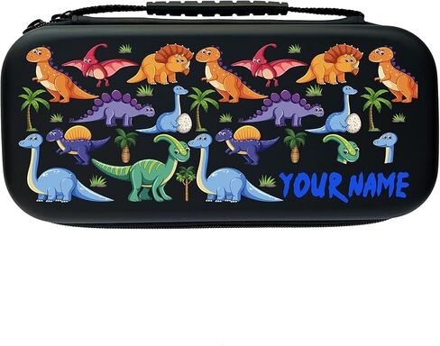 Carry Case Made for Nintendo Switch Dinosaurs Dino Name Switch OLED Console Games Case Protction For Gamers Kids N16 in Saudi Arabia
