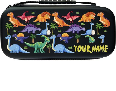 Carry Case Made for Nintendo Switch Dinosaurs Dino Name Switch OLED Console Games Case Protction For Gamers Kids N16 in Saudi Arabia