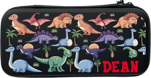Carry Case Made for Nintendo Switch Dinosaurs Dino Name Switch OLED Console Games Case Protction For Gamers Kids N16 in Saudi Arabia