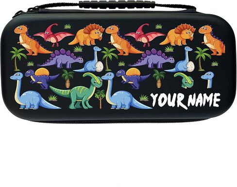 Carry Case Made for Nintendo Switch Dinosaurs Dino Name Switch OLED Console Games Case Protction For Gamers Kids N16 in Saudi Arabia