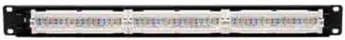 Eaton Tripp Lite N252-024 24-Port Cat6/Cat5 Patch Pane ، 1U 19 "Rack-Mount ، 110 Punch Down RJ45 ، UL Metal Network Patchbay T568A/B ، حزمة Cloud Care مسبقًا مؤهلة (50 حزمة) in Saudi Arabia