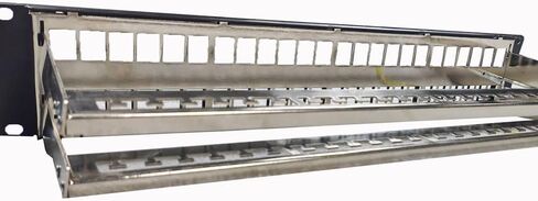 2U 48 Ports FTP Patch Plant Frame Modular Barner Wallmount أو Rackmount Blank Keystone Jack Patch Plant in Kuwait