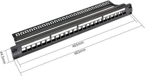 2U 48 Ports FTP Patch Plant Frame Modular Barner Wallmount أو Rackmount Blank Keystone Jack Patch Plant in Kuwait