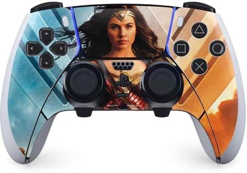 Skinit Skinit Gaming Gaming Skin متوافق مع PS5 DualSense Edge Pro Controller - DC Comics Design Woman Woman Design in Saudi Arabia