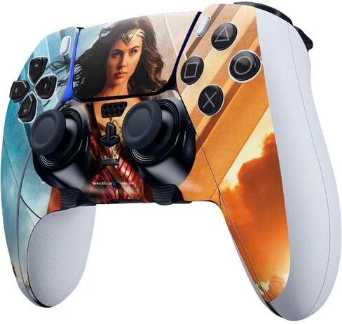 Skinit Skinit Gaming Gaming Skin متوافق مع PS5 DualSense Edge Pro Controller - DC Comics Design Woman Woman Design in Saudi Arabia