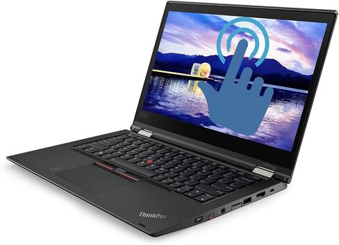 LENOVO ThinkPad X380 Yoga 13.3" FHD, Core i5-8350U 1.7GHz, 8GB RAM, 256GB Solid State Drive, Windows 11 Pro 64Bit, CAM, Touch, (Renewed) in Saudi Arabia