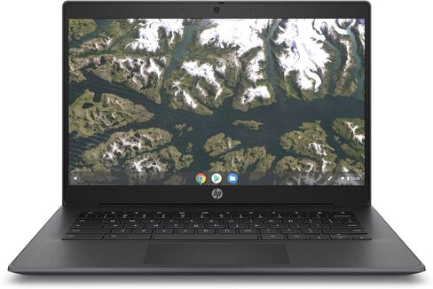 HP Chromebook 14 G6 14 "HD (1366 × 768) Intel Celeron N4020 Processor 4GB LPDDR4 RAM 32GB EMMC 1.1 GHZ Intel UHD GRATH in Kuwait