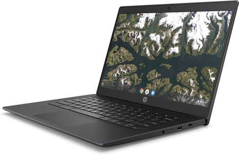 HP Chromebook 14 G6 14 "HD (1366 × 768) Intel Celeron N4020 Processor 4GB LPDDR4 RAM 32GB EMMC 1.1 GHZ Intel UHD GRATH in Kuwait