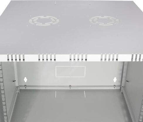 W09A40G ECO Wall Cabinet 9HE (400 mm Depth), Flat Pack (unmounted), 48.26 cm (19 Inches) Light Grey in Saudi Arabia