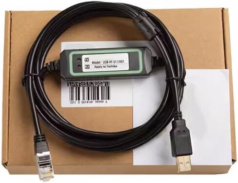 USB-VF-S11/AS1 قابلة للتطبيق VF-S11 العاكس VF-AS1 تصحيح بيانات الاتصالات بيانات تنزيل الكابلات عالية السرعة ونموذج مستقر FT232RL مقابس مطلية بالذهب 3 أمتار in Kuwait