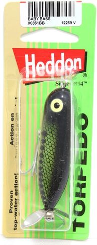 Heddon Torpedo Prop-Bait Topwater Fishing Lure with Spinner Action in Kuwait