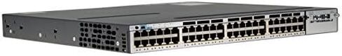 Cisco WS-C3750X-48P-S المكدسة 48 10/100/1000 Ethernet POE+ PORTS ، مع مجموعة طاقة AC 715W 1 RU ، IP BASE SET (متجددة) in Kuwait