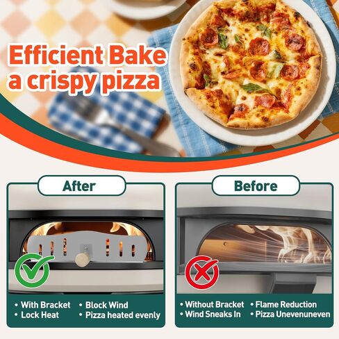 قوس باب الحرس الفرن المتوافق مع كل قبة بيتزا فرن ARC XL ، قوس باب الحرس الفرن لفرن البيتزا المصمم خصيصًا لمنع البناء الصلب للرياح الشاقة للتشغيل الآمن in Saudi Arabia