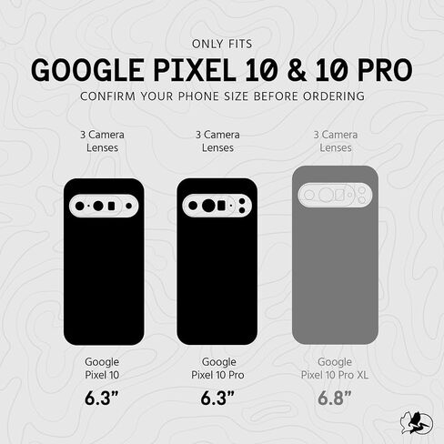 Pelican Protector Google Pixel 10 Pro/Pixel 10 Case ، حالة الهاتف المغناطيسي الوعرة مع حماية 6 قدمًا من الدرجة العسكرية - غطاء الهاتف الثقيل مع المغناطيس - الأسود in Kuwait