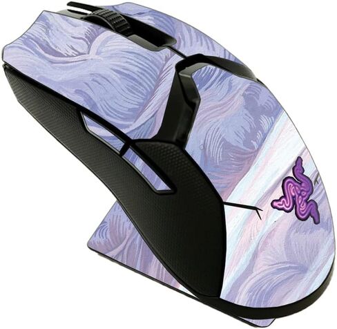 Mayyskins الجلد متوافق مع Razer Viper Ultimate - Whirlwind | غلاف الالتفاف الواقي ، الدائم ، والفريد من نوعه | من السهل تطبيق الأنماط وإزالتها وتغييرها | صنع في الولايات المتحدة in Kuwait