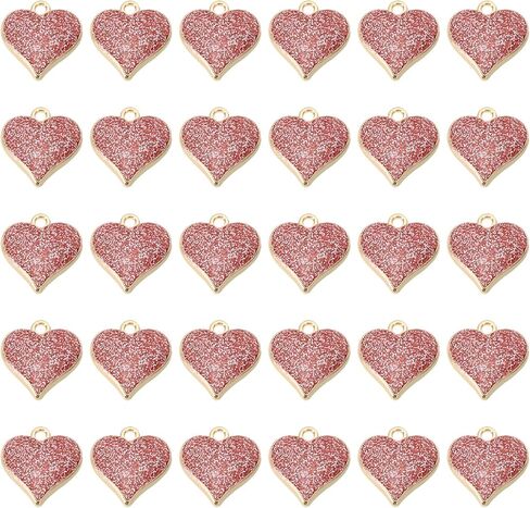 PATIKIL Heart Charm, 50Pcs Mini Lovely Heart Pendant Charm Bulk Resin Beautiful Cute Designer for Jewelry Making Bracelets Earrings Necklace Wedding Crafts Christmas, Blue in Saudi Arabia