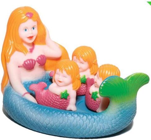 Playmaker Toys Rubber Shark Family Bath Toy or Pet Toy Set in Saudi Arabia