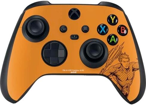 Skinit Skinit Gaming Gaming Skin متوافق مع Bundle Series Xbox Series X - DC Comics Movie Aquaman Movie Arthur Curry Poster Design in Saudi Arabia