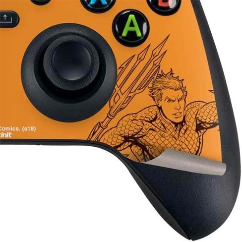 Skinit Skinit Gaming Gaming Skin متوافق مع Bundle Series Xbox Series X - DC Comics Movie Aquaman Movie Arthur Curry Poster Design in Saudi Arabia