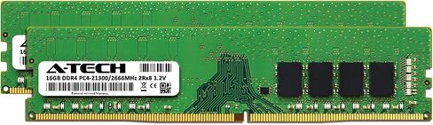 A-Tech 32GB (2 x 16GB) RAM for HP OMEN Obelisk Desktop Pavilion 690-0013D Gaming | DDR4 2666MHz DIMM PC4-21300 288-Pin Non-ECC UDIMM Memory Upgrade Kit in Saudi Arabia