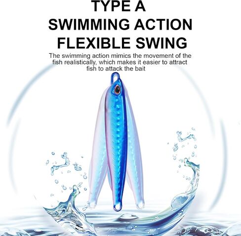 Fishing Lures Sinking Metal Spoons Miniature Fishing Lures Without Hooks 40G 5PCS in Saudi Arabia