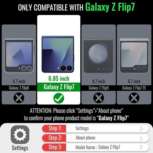 بالنسبة إلى Samsung Galaxy Z Flip 7 Case ، PU Leather Wallet Case مع حامل البطاقة ، حظر RFID ، وظيفة الوقوف ، حماية صدمة صدمة ، غلاف هاتف للنساء للنساء ، Z Flip 7 (Teal) in Kuwait