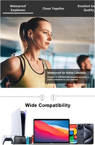 2 Pack USB C سماعات الرأس السلكية السلكية مع التحكم في الميكروفون ومحلول الصوت-إلغاء الضوضاء سماعات الأذن USB-C لـ iPhone 16/15 Pro Max Plus و iPad Pro و Galaxy S25/S24 Ultra و Pixel 9/8/7 in Kuwait