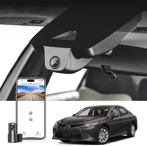 4K Front & 2K REAP 2 قناة HDR DASH CAM ، Starvis 2 IMX678 IMX675 ، ملائمة مخصصة لتويوتا كامري وكامري هايبرد 2021 2022 2023 2024 (الطراز أ) ، LE L XLE in Kuwait