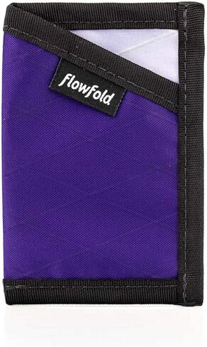 Flowfold Minimalist Card Holder Durable Slim Front Pocket Wallet, Card Holder Wallet Made in USA (Navy Blue) in Saudi Arabia