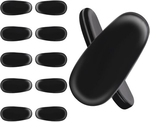 OOWLIT 5 Pairs of Clear Nose Pads Compatible with Ray-Ban Aviator RB3025 3026 3030 3211 3362 3445 4175 Sunglasses in Saudi Arabia
