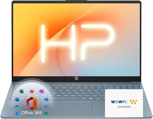 HP 15.6 بوصة كمبيوتر محمول مع Microsoft Office • Intel 4-Cores N200 CPU • ذاكرة الوصول العشوائي 32GB • تخزين 640 جيجابايت (512GB خارجي + 128 جيجابايت على متن in Kuwait