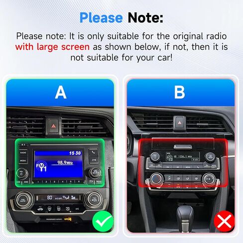 [8 Core 2G+64G] راديو سيارة لـ Honda Civic 2016-2020 ، استريو Carplay Android Auto Car ، 9 بوصات شاشة Bluetooth GPS SWC DSP in Saudi Arabia