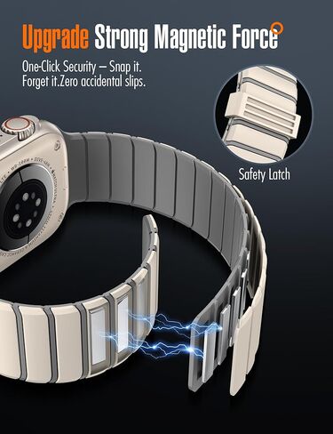 Sport Magnetic Watchband متوافق مع Apple Watch Ultra 3/2/1 Band 49mm Series 11/10 46mm ، شريط معصم مضاد للماء لـ IWatch Series 9/8/7 45mm ، SE3-1/Series 6/5/4 44 مم ، سلسلة 3/2/1 42 ​​مم 42 مم in Kuwait