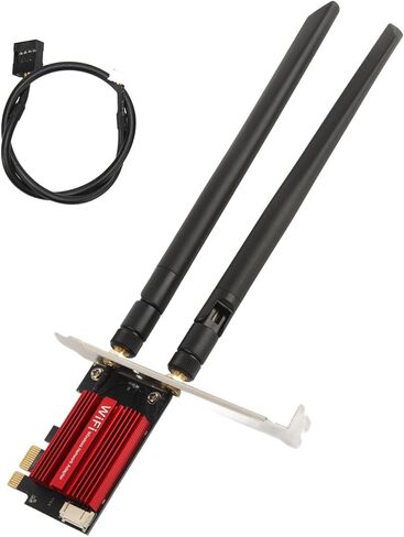 7265AC Pro PCIe WiFi Card 1200Mbps Band 2.4GHz 5GHz مع 4.0 لـ 7 8 10 11 in Kuwait
