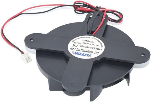 جديد لـ YT8025L JSF8025MS 12V 0.28A 2PIN M4-7G YUTON CAR الثلاجة صامتة 8025 مروحة تبريد الفراشة in Kuwait