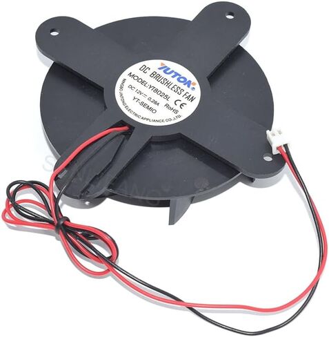 جديد لـ YT8025L JSF8025MS 12V 0.28A 2PIN M4-7G YUTON CAR الثلاجة صامتة 8025 مروحة تبريد الفراشة in Kuwait