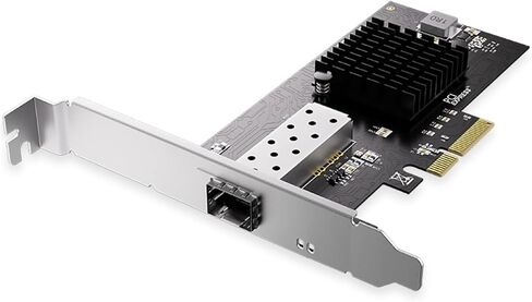 10 جيجابت في الثانية من منفذ SFP+ PCIE 3.0 x4 بطاقة محول الشبكة-توسيع خادم سطح المكتب مع 82599 شرائح ، متوافقة مع Windows/Linux/VMware in Kuwait