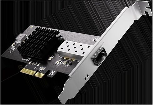 10 جيجابت في الثانية من منفذ SFP+ PCIE 3.0 x4 بطاقة محول الشبكة-توسيع خادم سطح المكتب مع 82599 شرائح ، متوافقة مع Windows/Linux/VMware in Kuwait
