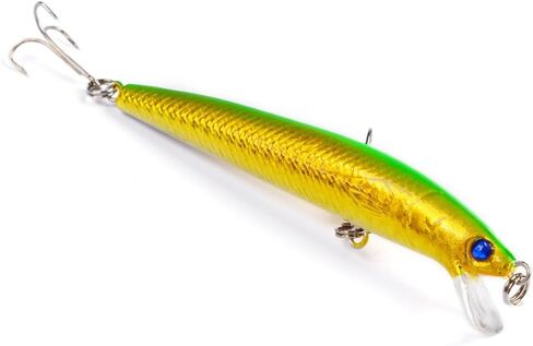 10pcs Minnow Fishing Lures Crankbaits, Fishing Lures Hard Baits Swimbaits, Minnow Topwater Baits in Saudi Arabia